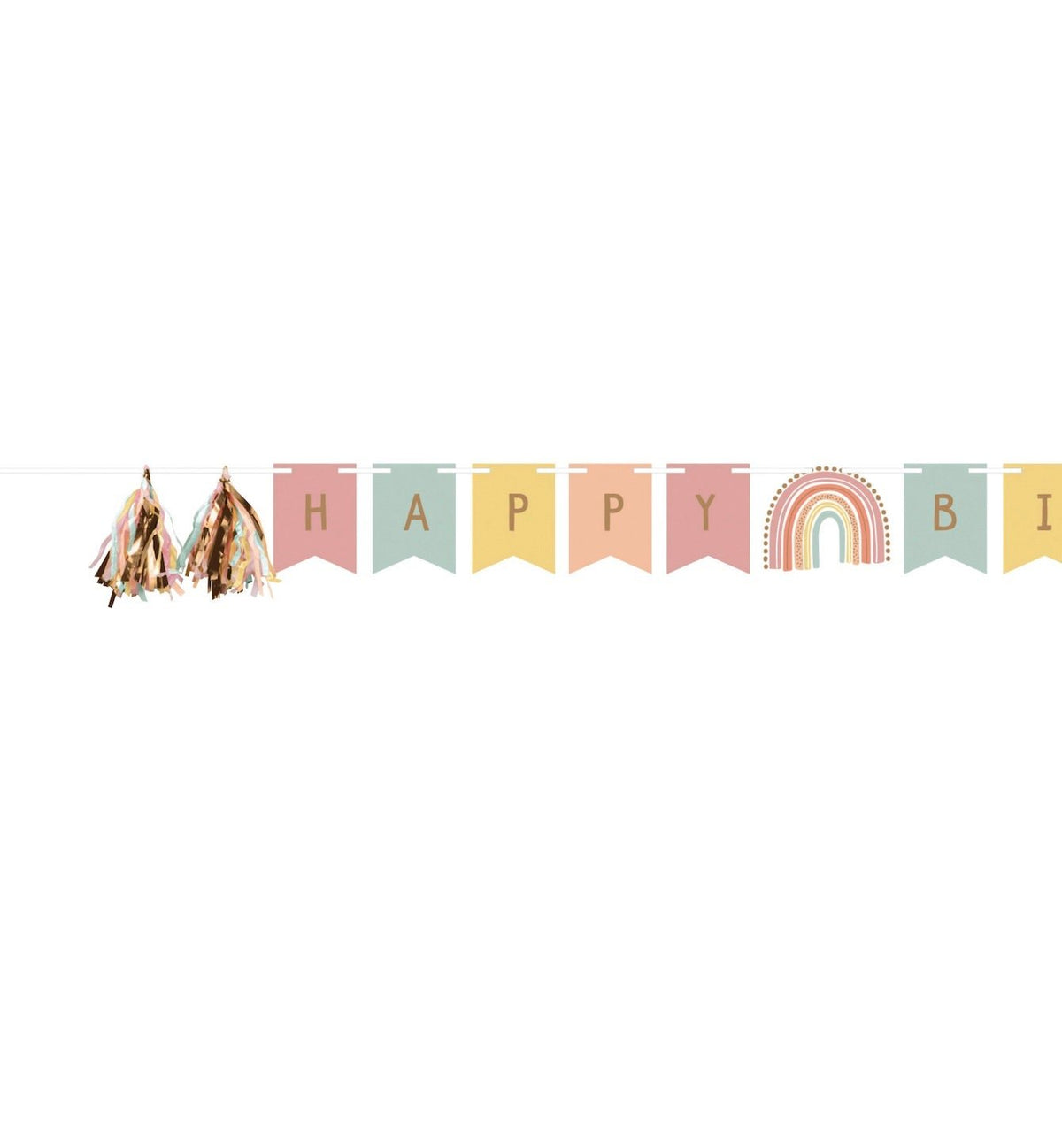 Personalized Boho Rainbow Banner - Stesha Party - 1st birthday girl, banner  garland, birthday girl